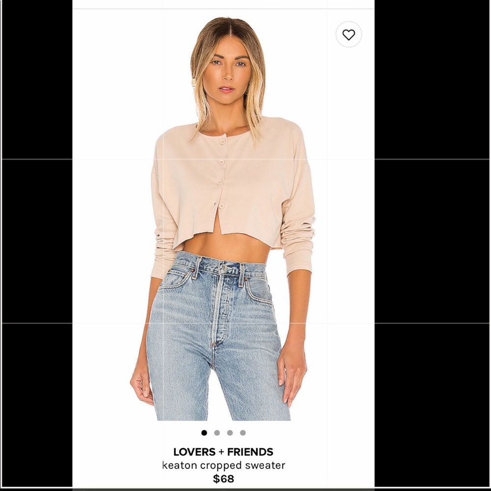 Lovers + Friends Keaton cropped sweater